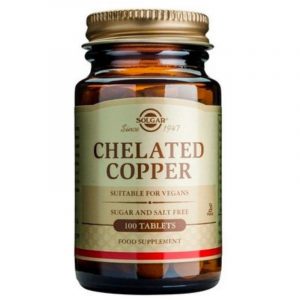 033984006409 solgar chelated copper 2.5mg 100 tampletes