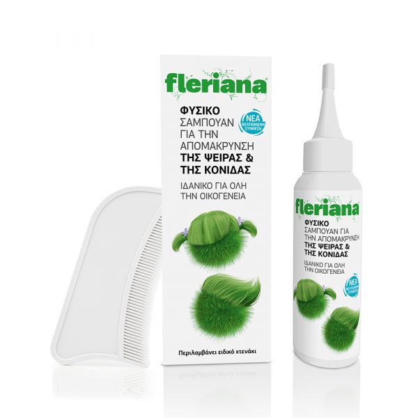 Fleriana Lice Protector Shampoo 100ml Φυσικό σαμπουάν για την απομάκρυνση της ψείρας και της κόνιδας