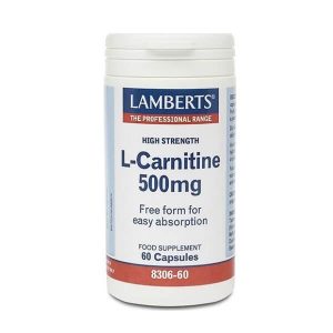 Lamberts L Carnitine 500mg 60 caps 1