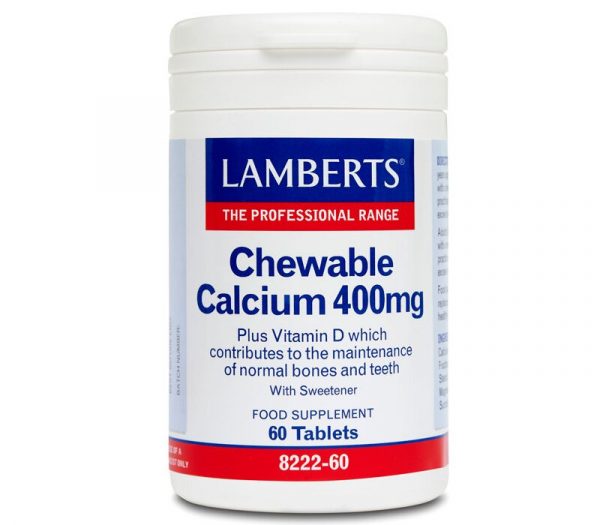 lamberts minerals chewable calcium 400mg