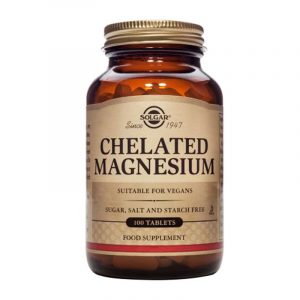 solgar chelated magnesium 100mg 100 tampletes