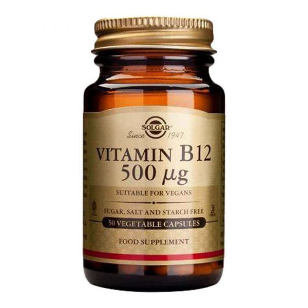 solgar vitamin b12 500mcg 50 caps