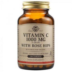 solgar vitamin c with rose hips 1000mg 100caps