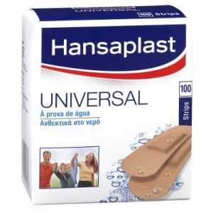 hansaplast universal water resistant wide strips 100 tmx
