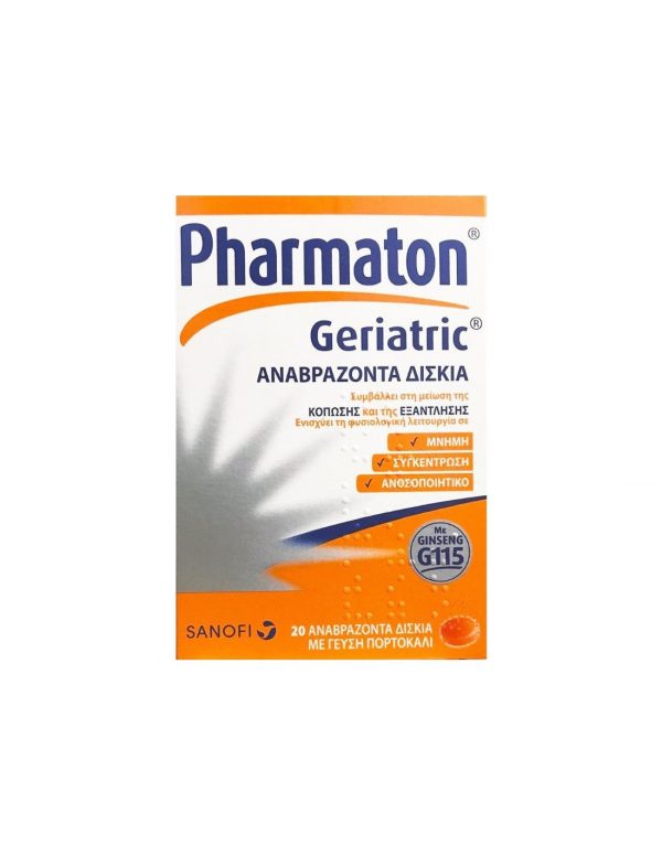 pharmaton geriatric with ginseng g115 20 eff tabs