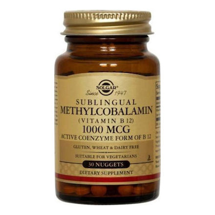 product main xlarge 20181011171327 solgar methylcobalamin vitamin b12 1000mcg 30 ypoglossia diskia