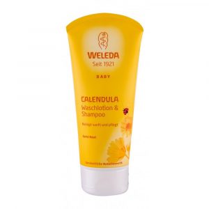 weleda baby calendula shampoo and body wash sampoyan gia paidia 200 ml 313304