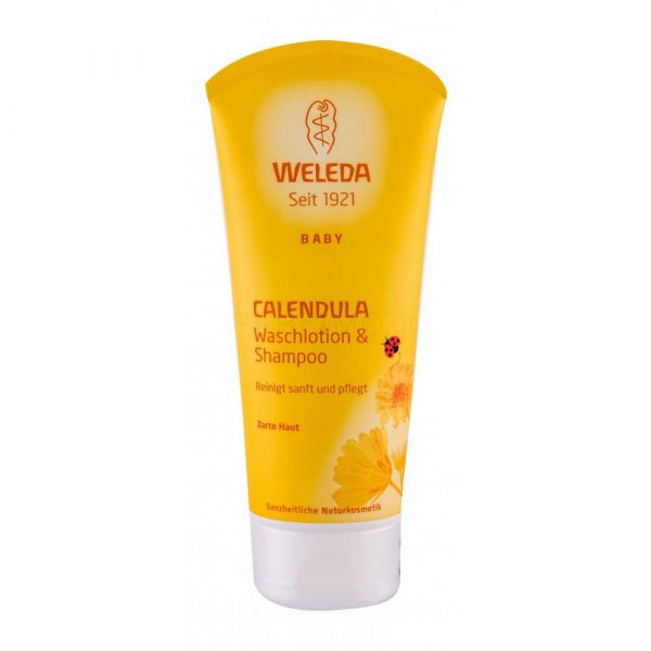 weleda baby calendula shampoo and body wash sampoyan gia paidia 200 ml 313304
