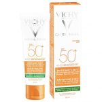 Vichy Capital Soleil Mattifying 3 in 1 Daily Shine Control Care SPF50 Αντηλιακή Προσώπου που Διατηρεί την Επιδερμίδα Ματ 50ml 600x600 1